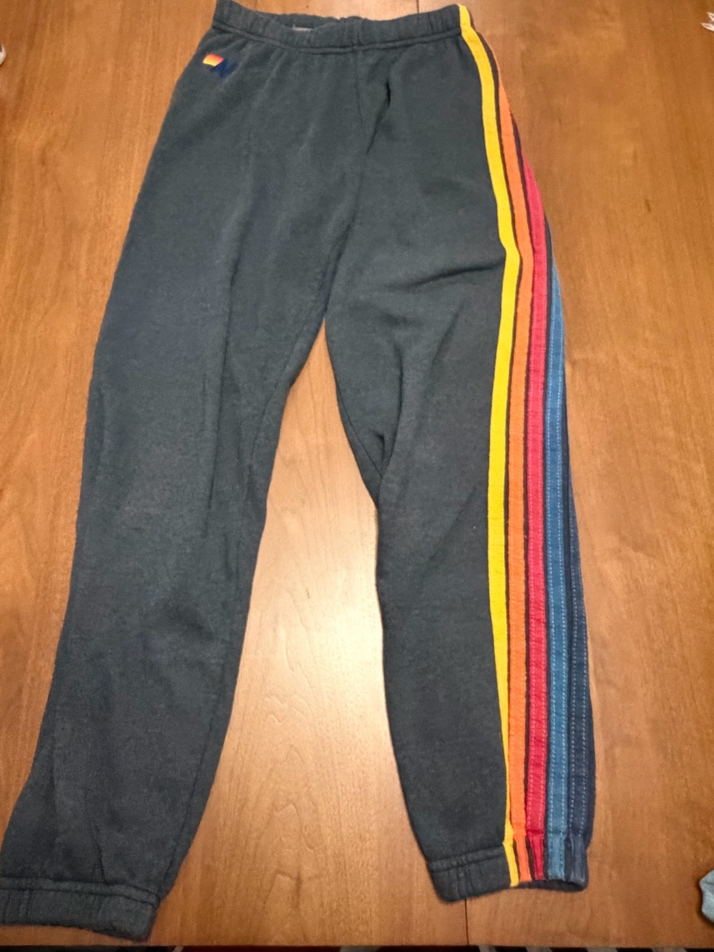 Aviator Nation Charcoal 5 Stripes Sweatpants